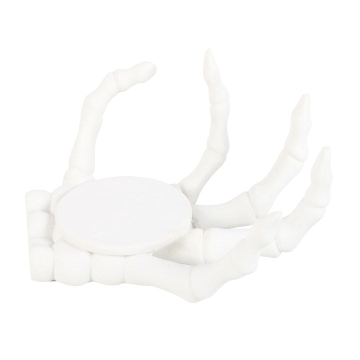 Skeleton Hand Coaster and Candle Holder